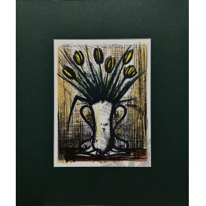 Bernard BUFFET (1928 -1999), Bouquet de Tulipes Jaunes (Bukiet żółtych tulipanów)