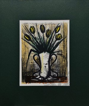 Bernard BUFFET (1928 -1999), Bouquet de Tulipes Jaunes (Bukiet żółtych tulipanów)