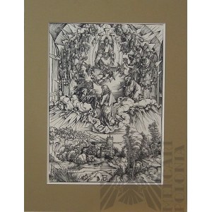Albrecht DÜRER (1471-1528), Apokalipsa: Św. Jan przed Bogiem i Starszyzną