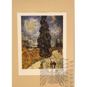 Vincent van GOGH (1853-1890), Droga z cyprysem i gwiazdą, (1890)