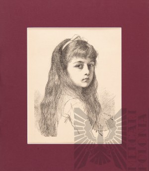 Leopold HOROWITZ (1837-1917), Portrait of a girl, 1884