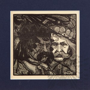 Stanisław JAKUBOWSKI (1885-1964), Bogowie Słowian - Bielboh i Czernoboh, 1933