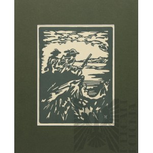 Janusz KOTARBIŃSKI (1890-1940), Na polowaniu w Tatrach, 1923