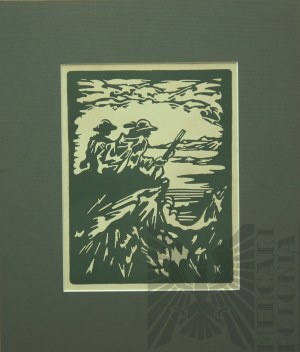 Janusz KOTARBIŃSKI (1890-1940), Hunting in the Tatra Mountains, 1923