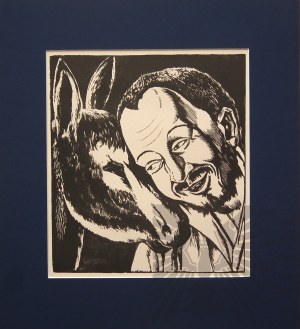 Vladislav LAM (1893-1984), Sancho Pansa with a friend