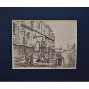 Hipolit LIPIŃSKI (1846-1884), Kościół św. Katarzyny w Krakowie, 1881