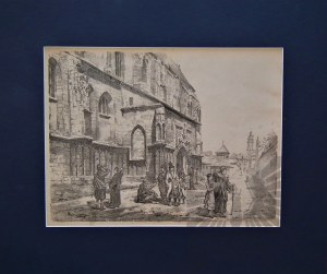 Hipolit LIPIÑSKI (1846-1884), St. Catherine's Church in Cracow, 1881
