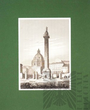 Carl MERKER (1817-1897), Trajan's Column in Rome, 1856