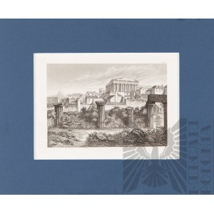 Carl MERKER (1817-1897), Propyleje, Akropol, Ateny, 1856