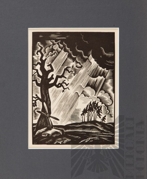 Stanisław OSTOJA-CHROSTOWSKI (1900-1944), Lotnicza impresja,1933