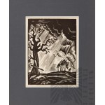 Stanisław OSTOJA-CHROSTOWSKI (1900-1944), Lotnicza impresja,1933