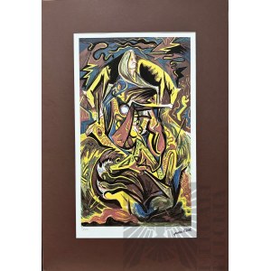Jackson POLLOCK (1912-1956), Composition with a woman