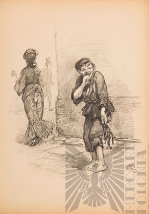 Jozef RAPACKI (1871-1929), Street prankster, 1926