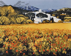 Patrick REAULT (b. 1955), Poppies in the cornfields