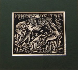 Władysław SKOCZYLAS (1883-1934), Hunting, from the series: 