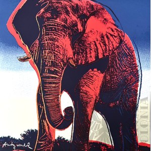 Andy WARHOL (1928-1987), Asian Elephant z cyklu „Zagrożone gatunki”