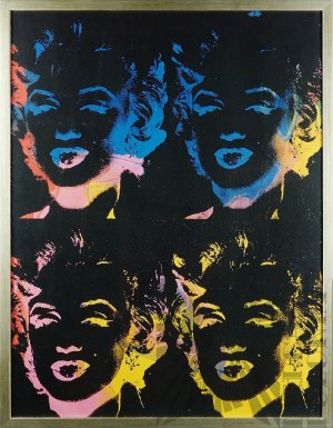 Andy WARHOL (1928-1987), Four Multicoloured Marillins, 1993 (1979)