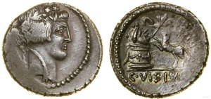 Roman Republic, denarius, (42 BC), Rome