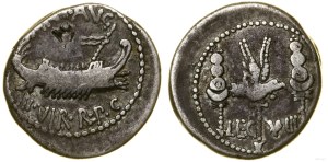 Roman Republic, denarius, (32-31 BC), mobile mint