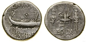 Roman Republic, denarius, (32-31 BC), mobile mint