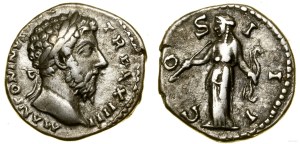 Roman Empire, denarius, (169-170), Rome