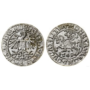 Polska, półgrosz, 1549, Wilno