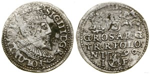 Poland, trojak, 1596, Olkusz
