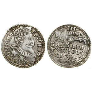 Polska, trojak, 1597, Olkusz