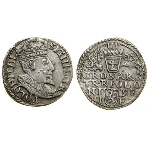 Polska, trojak, 1598, Olkusz