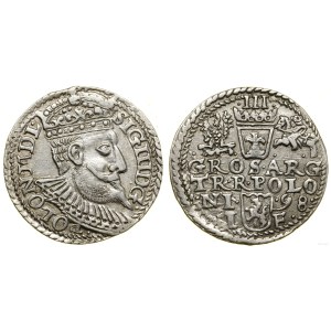 Polska, trojak, 1598, Olkusz