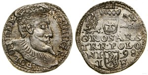 Poland, trojak, 1598, Olkusz