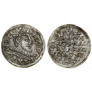 Polska, trojak, 1591, Poznań