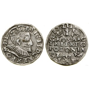 Polska, trojak, 1593, Poznań