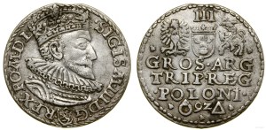 Poland, trojak, 1592, Malbork