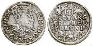 Poland, trojak, 1596, Wschowa