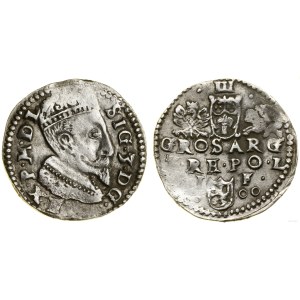 Polska, trojak, 1600, Lublin