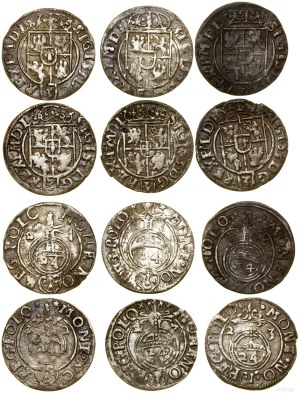 Poland, set of 11 x halftrack, 1 x 1622, 3 x 1623, 1 x 1624, 2 x 1625, , Bydgoszcz