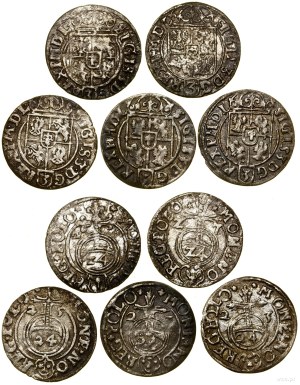 Poland, set of 11 x halftrack, 1 x 1622, 3 x 1623, 1 x 1624, 2 x 1625, , Bydgoszcz