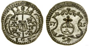 Poland, halerz (fenig), 1725, Dresden