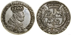 Poland, ort, 1754 EC, Leipzig