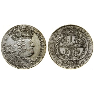Polska, ort, 1755 EC, Lipsk