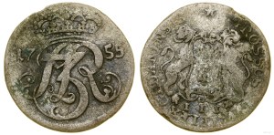 Poland, trojak, 1755, Gdansk
