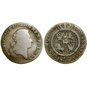 Polska, złotówka (4 grosze), 1767 FS, Warszawa