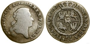Poland, zloty (4 groszy), 1767 FS, Warsaw