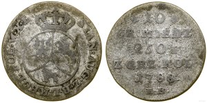 Poland, 10 copper pennies, 1788 EB, Warsaw