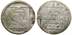 Poland, silver penny, 1766 FS, Warsaw