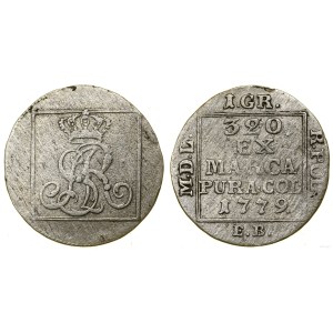 Polska, grosz srebrny, 1779 EB, Warszawa