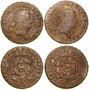 Polska, lot 2 x trojak, 1770 G, 1771 G, Warszawa
