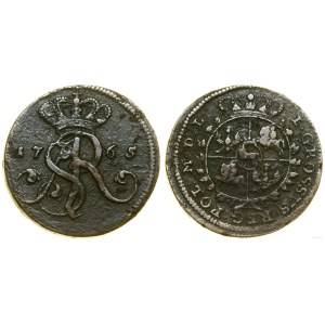 Polska, grosz, 1765 VG, Kraków