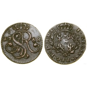 Polska, grosz, 1768 G, Kraków